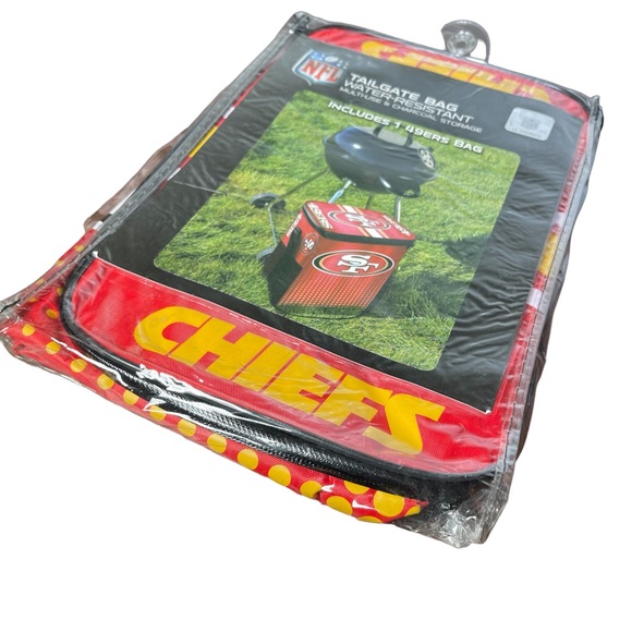 NFL Kansas City Chiefs Water Resistant Multi-Use & Charcoal Storage Bag NWT - Picture 5 of 8